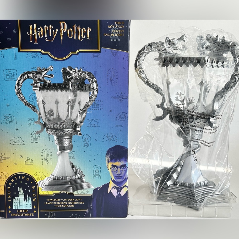Harry Potter Triwizard Cup Desk Light 13” – Battery Operated – UKONIC (MIB)